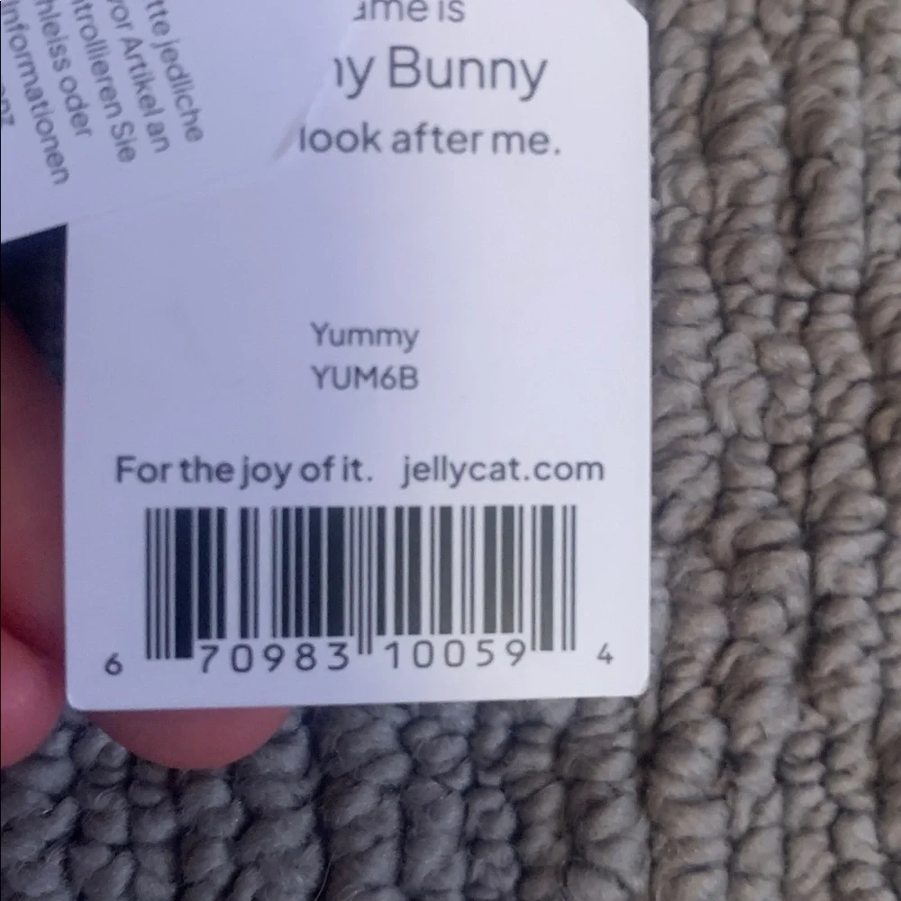 Jellycat yummy bunny NWT! - Picture 8 of 8